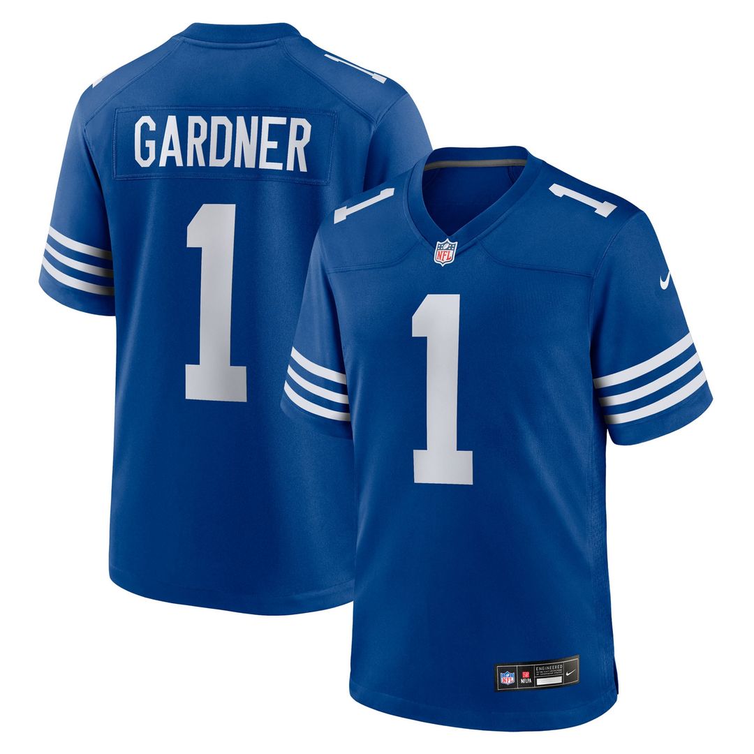 Men's Indianapolis Colts Ahmad Sauce Gardner Nike Royal product image 1