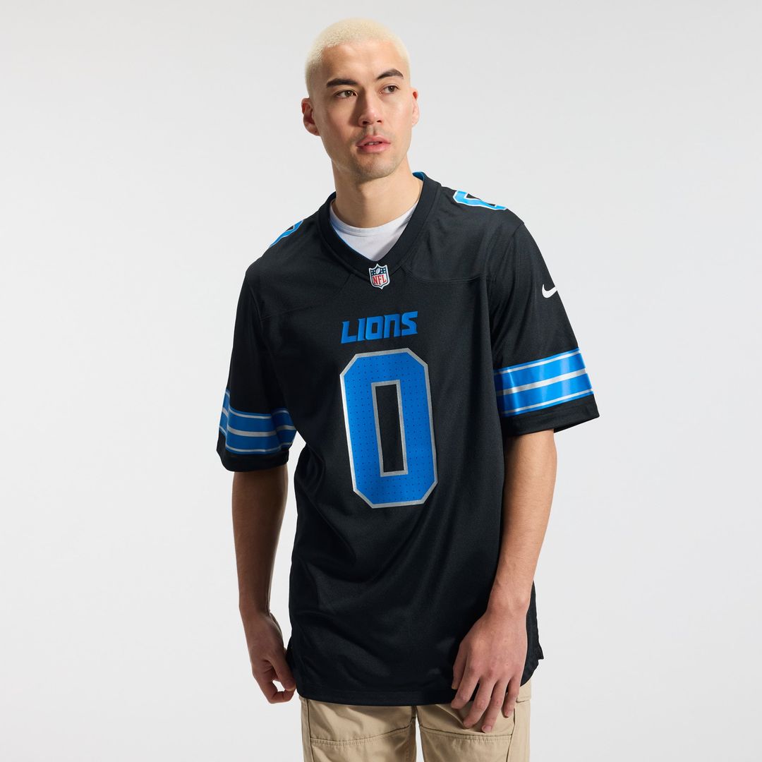 Men's Detroit Lions Jahmyr Gibbs Nike Blue Game Player product image 15