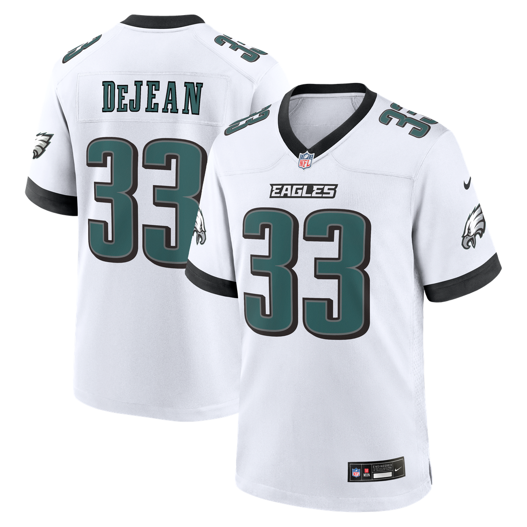 Men's Philadelphia Eagles Cooper DeJean Nike White Game product image 4