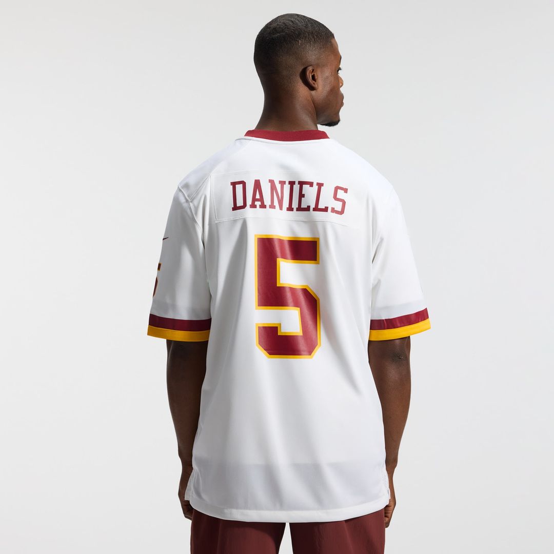 Men's Washington Commanders Jayden Daniels Nike White Game product image 16
