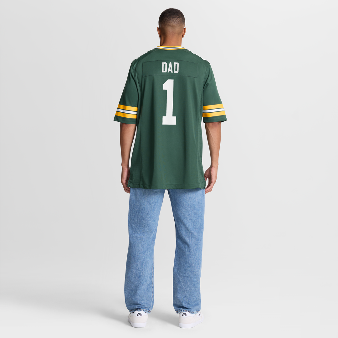 Men's Green Bay Packers Number 1 Dad Nike Game Jersey product image 8