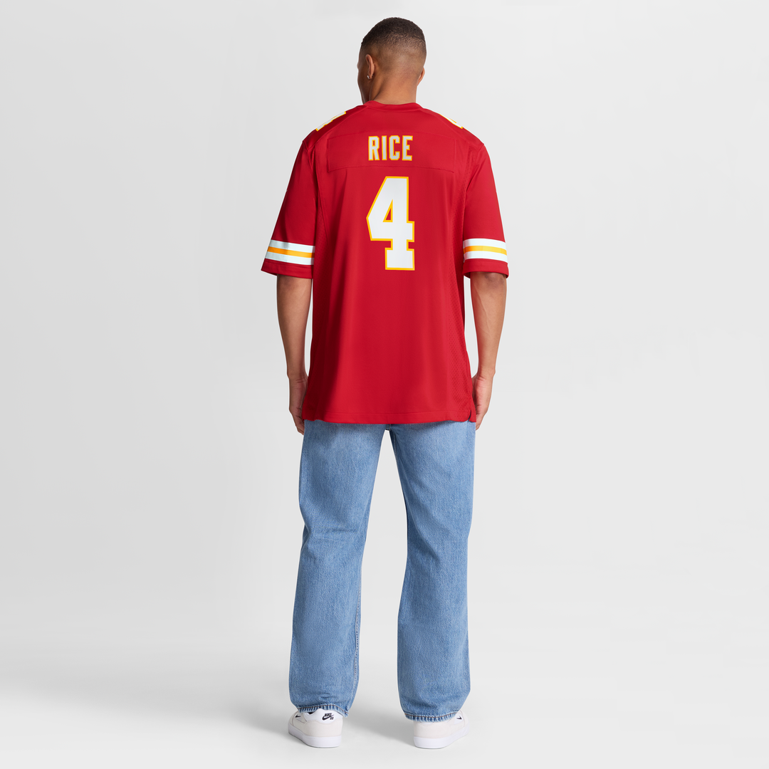 Men's Kansas City Chiefs Rashee Rice Nike Red Game Jersey product image 8