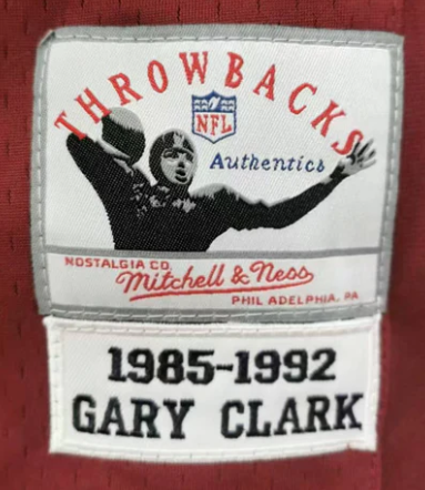 Gary Clark Washington Redskins Commanders Mitchell & Ness Jersey product image 3, provided for visual reference and product