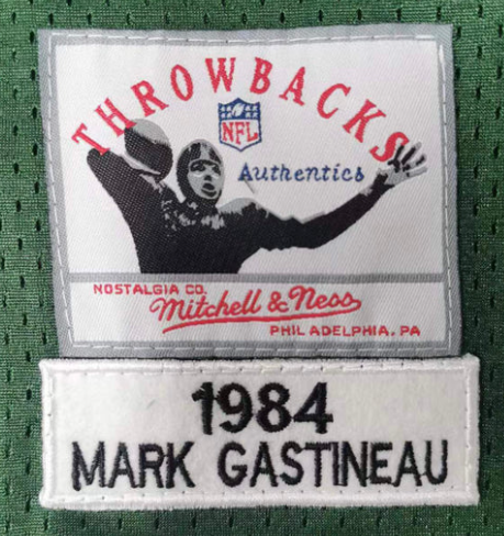Mark Gastineau New York Jets Jersey Mitchell & Ness product image 3, provided for visual reference and product detail review