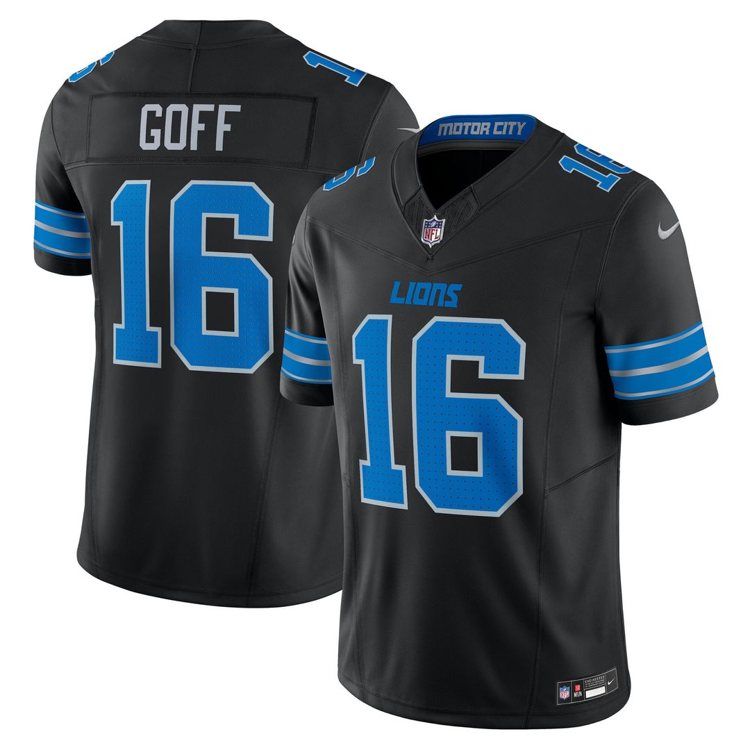 Men's Detroit Lions Jared Goff Nike Black Vapor F.U.S.E. product image 4