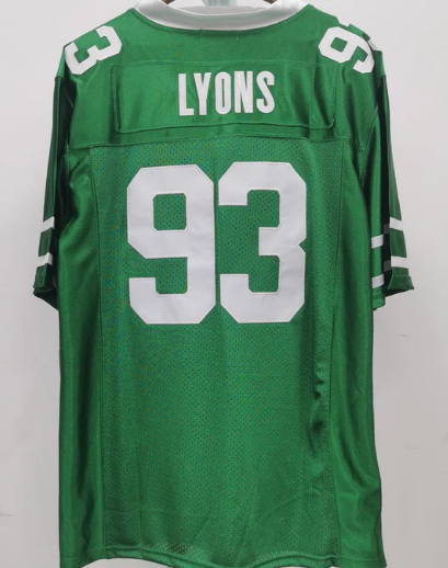 Marty Lyons New York Jets Jersey Mitchell & Ness product image 1, provided for visual reference and product detail review