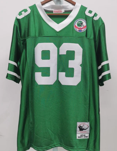 Marty Lyons New York Jets Jersey Mitchell & Ness product image 2, provided for visual reference and product detail review