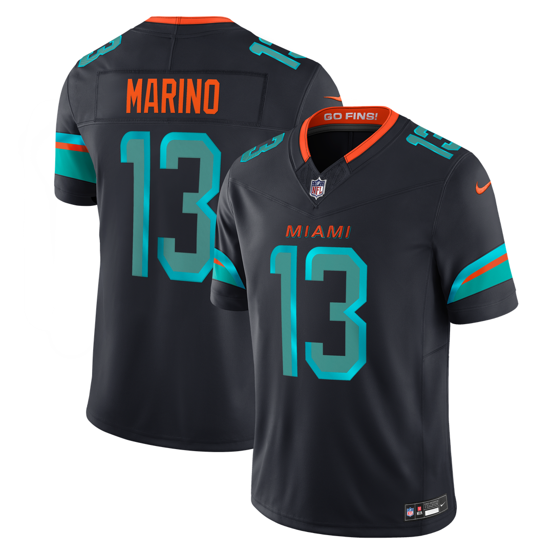 Men's Miami Dolphins Dan Marino Nike Navy Rivalries product image 1