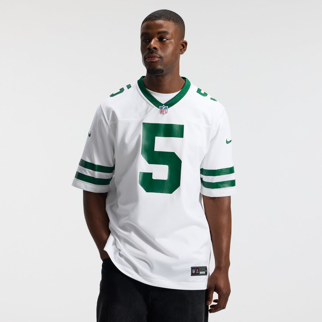 Men's New York Jets Garrett Wilson Nike Legacy Black product image 27