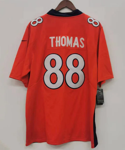 Demaryius Thomas Denver Broncos Jersey Nike orange product image 1, provided for visual reference and product detail review