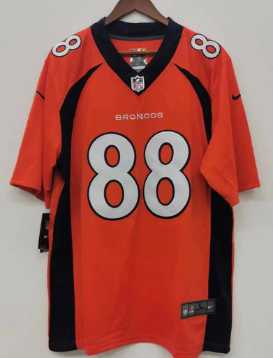 Demaryius Thomas Denver Broncos Jersey Nike orange product image 2, provided for visual reference and product detail review
