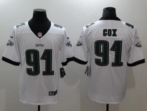 Fletcher Cox Philadelphia Eagles Nike Jersey white product image 1, provided for visual reference and product detail review