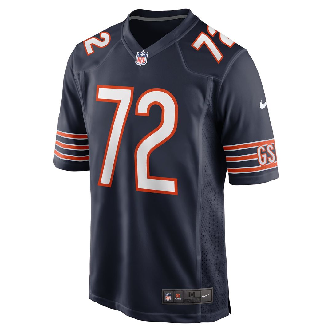 Men's Chicago Bears Kiran Amegadjie Nike Navy Game Jersey product image 2