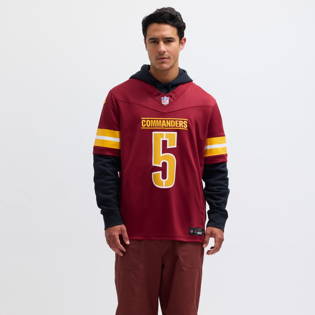 Men's Washington Commanders Jayden Daniels Nike White Vapor product image 20