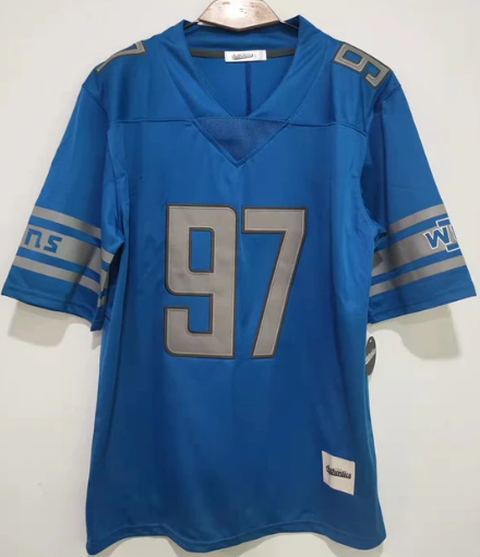 Aiden Hutchinson Detroit Lions Jersey Classic Authentics product image 2, provided for visual reference and product detail