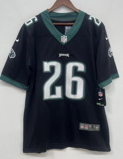Saquon Barkley Philadelphia Eagles Jersey black Nike product image 2, provided for visual reference and product detail review