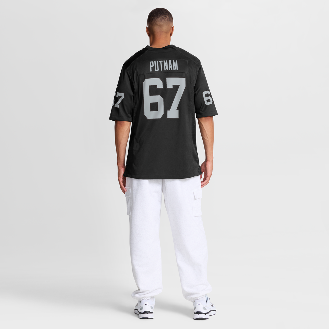 Men's Las Vegas Raiders Will Putnam Nike Black Team Game product image 5