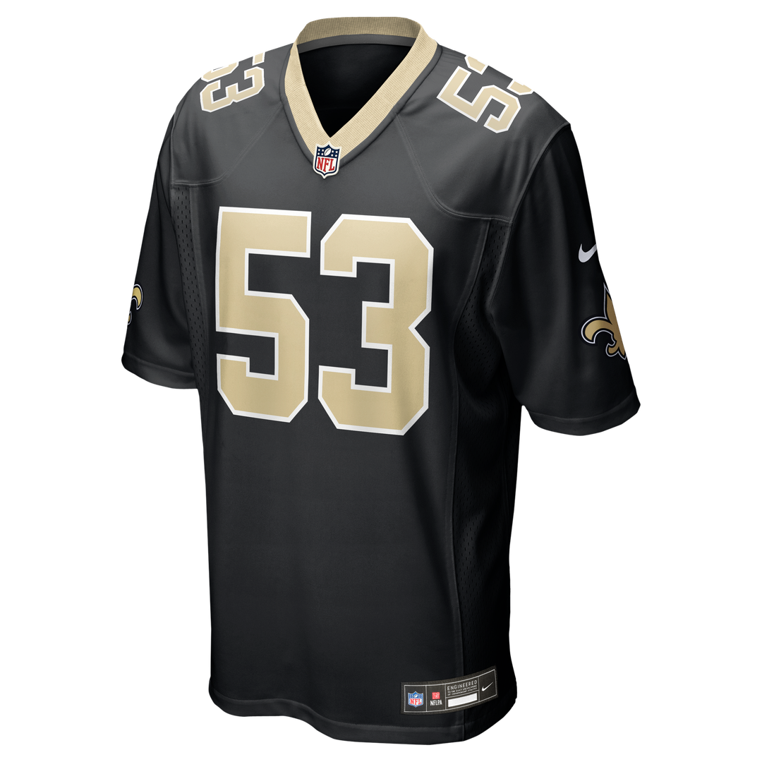 Men's New Orleans Saints Jaylan Ford Nike Black Game Jersey product image 2