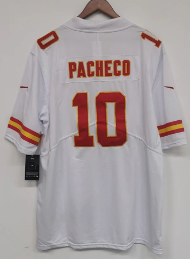 Isiah Pacheco Kansas City Chiefs Nike Jersey product image 1, provided for visual reference and product detail review