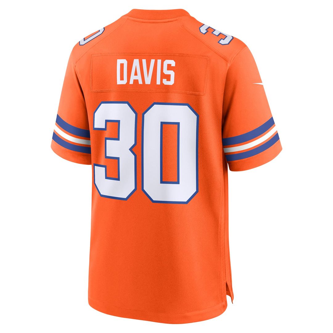 Men's Denver Broncos Terrell Davis Nike Orange Retired product image 3