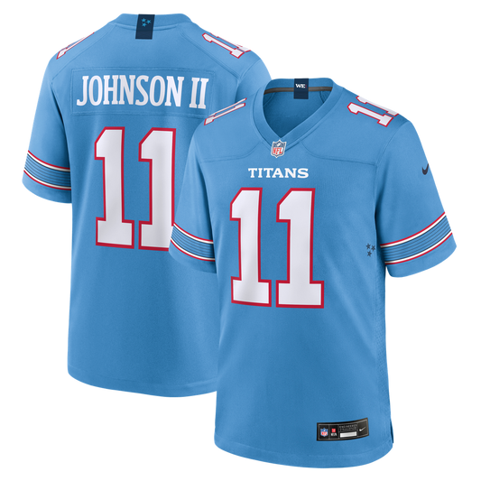 Men's Tennessee Titans Jermaine Johnson II Nike Light Blue product image 1