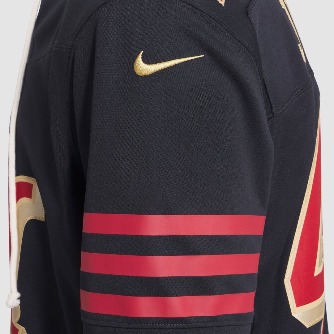 Men's San Francisco 49ers Kyle Juszczyk Nike Black product image 8