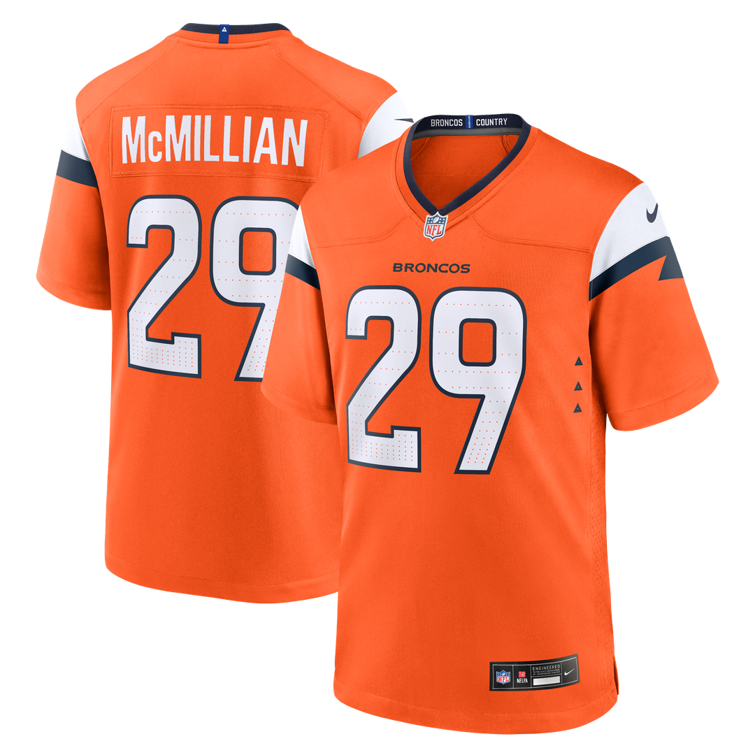 Men's Denver Broncos Ja'Quan McMillian Nike Orange Team product image 1