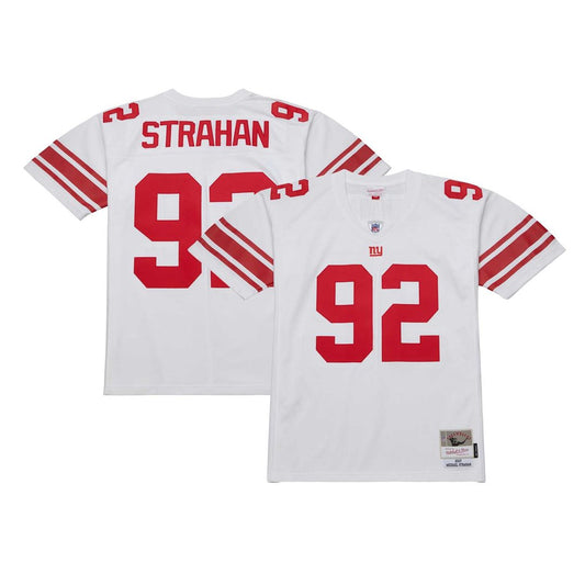 Men's New York Giants Michael Strahan Mitchell & Ness White product image 1