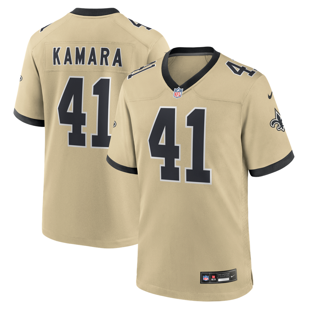 Men's New Orleans Saints Alvin Kamara Nike Gold Gameday product image 1