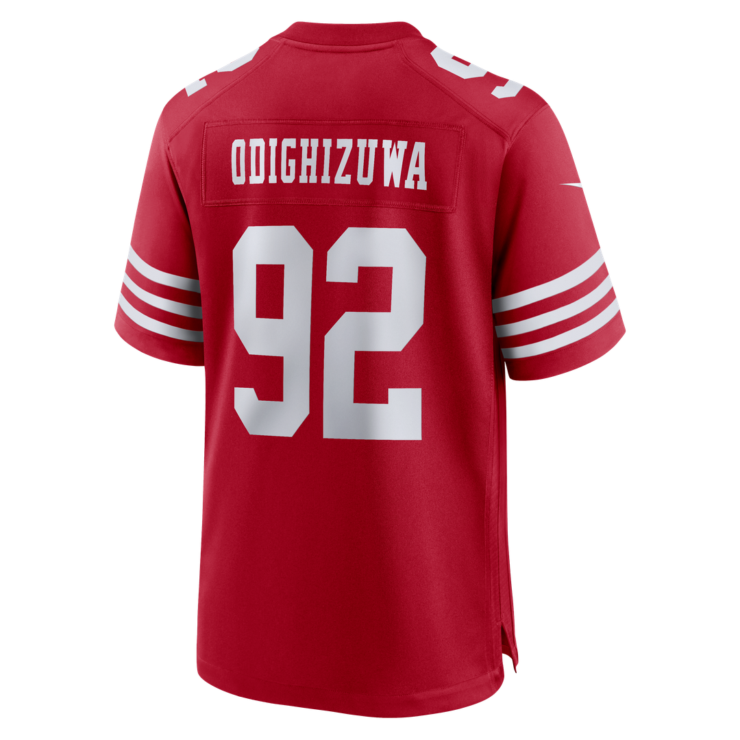 Men's San Francisco 49ers Osa Odighizuwa Nike Scarlet Team product image 3