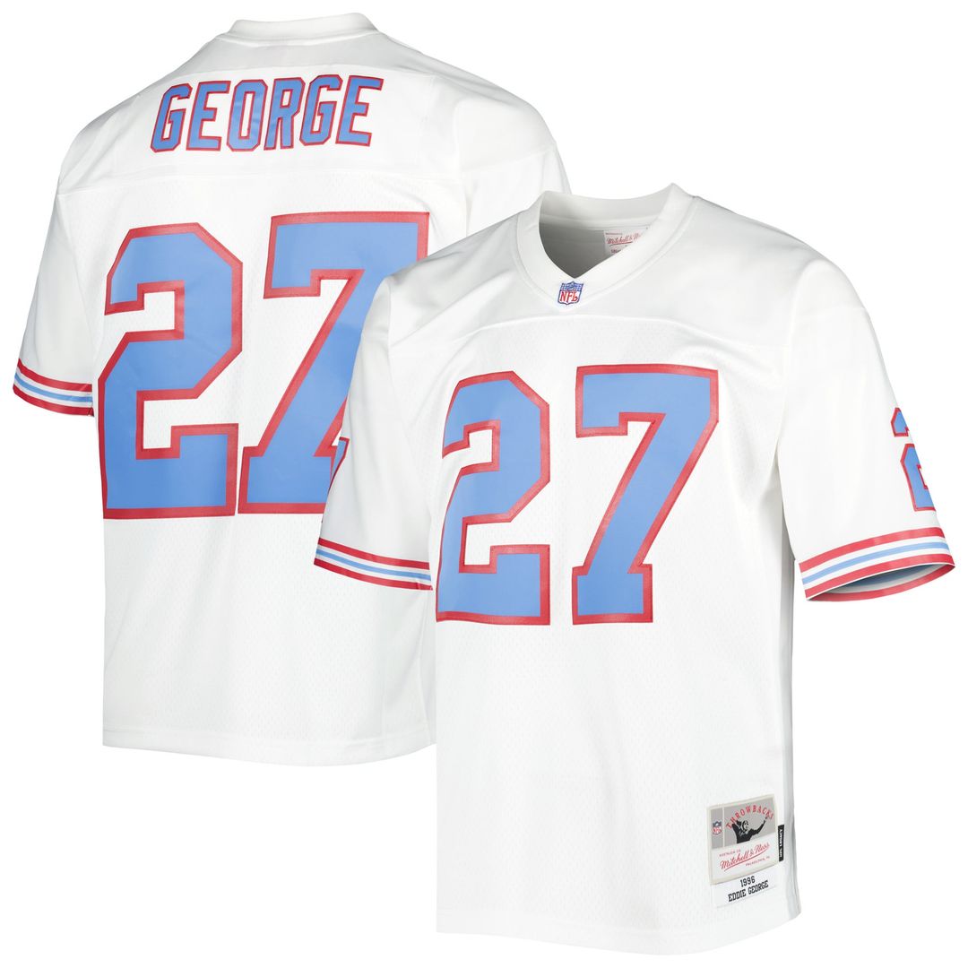 Men's Houston Oilers Eddie George Mitchell & Ness White product image 4