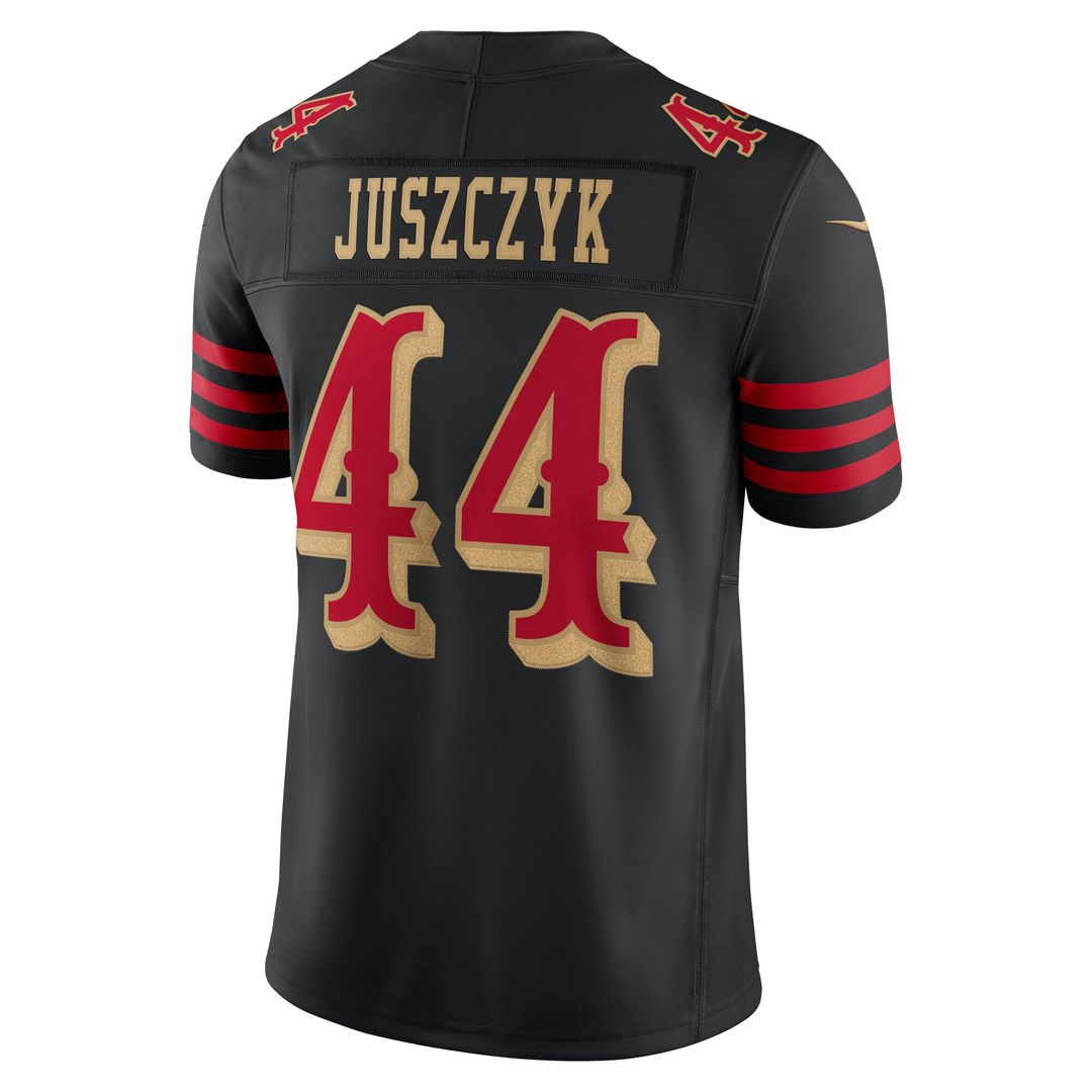 Men's San Francisco 49ers Kyle Juszczyk Nike Black product image 3