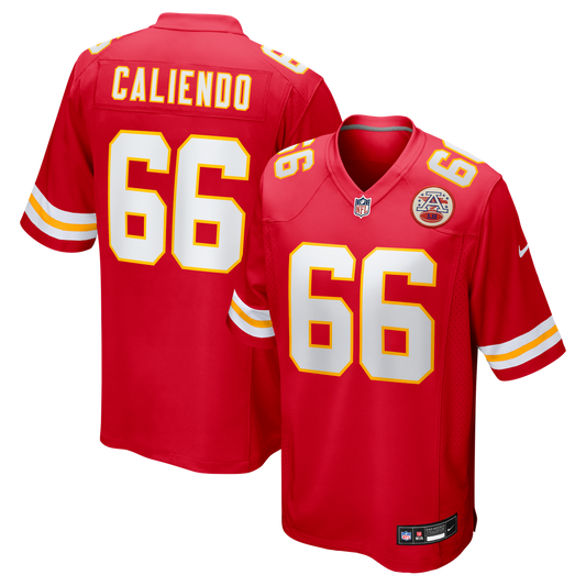 Men's Kansas City Chiefs Mike Caliendo Nike Red Game Player product image 1