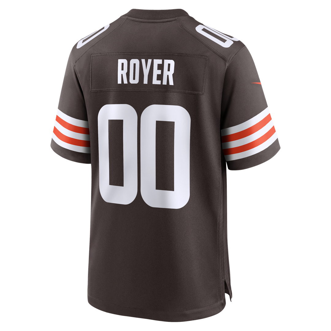 Men's Cleveland Browns Joe Royer Nike Brown Game Jersey product image 3