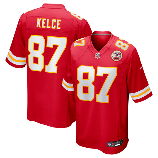Men's Kansas City Chiefs Travis Kelce Nike Red Game Jersey product image 1