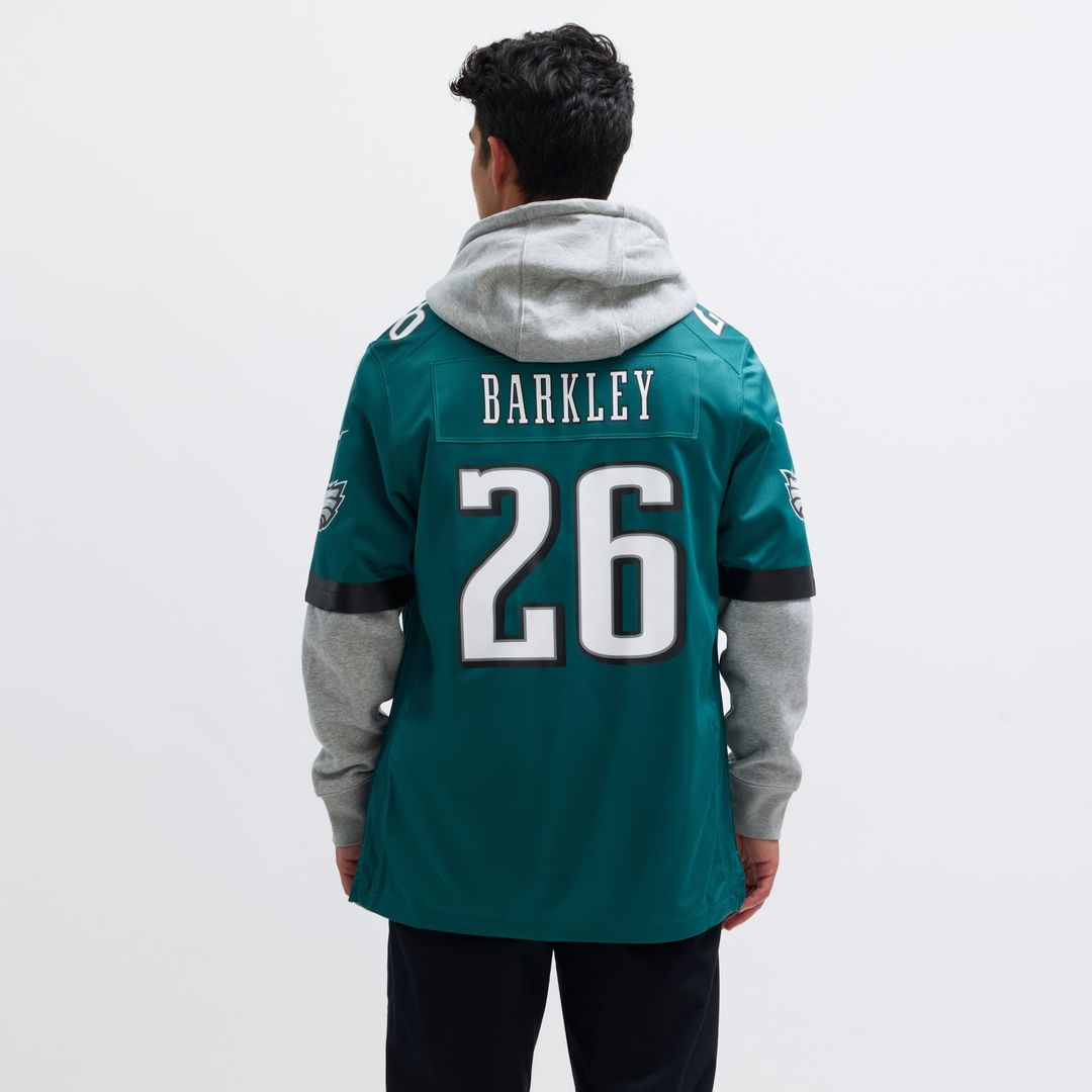 Men's Philadelphia Eagles Saquon Barkley Nike Black product image 17