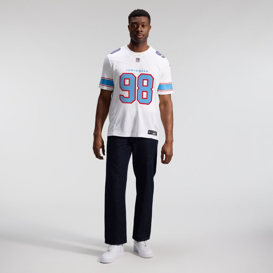 Men's Tennessee Titans Jeffery Simmons Nike White Vapor product image 6