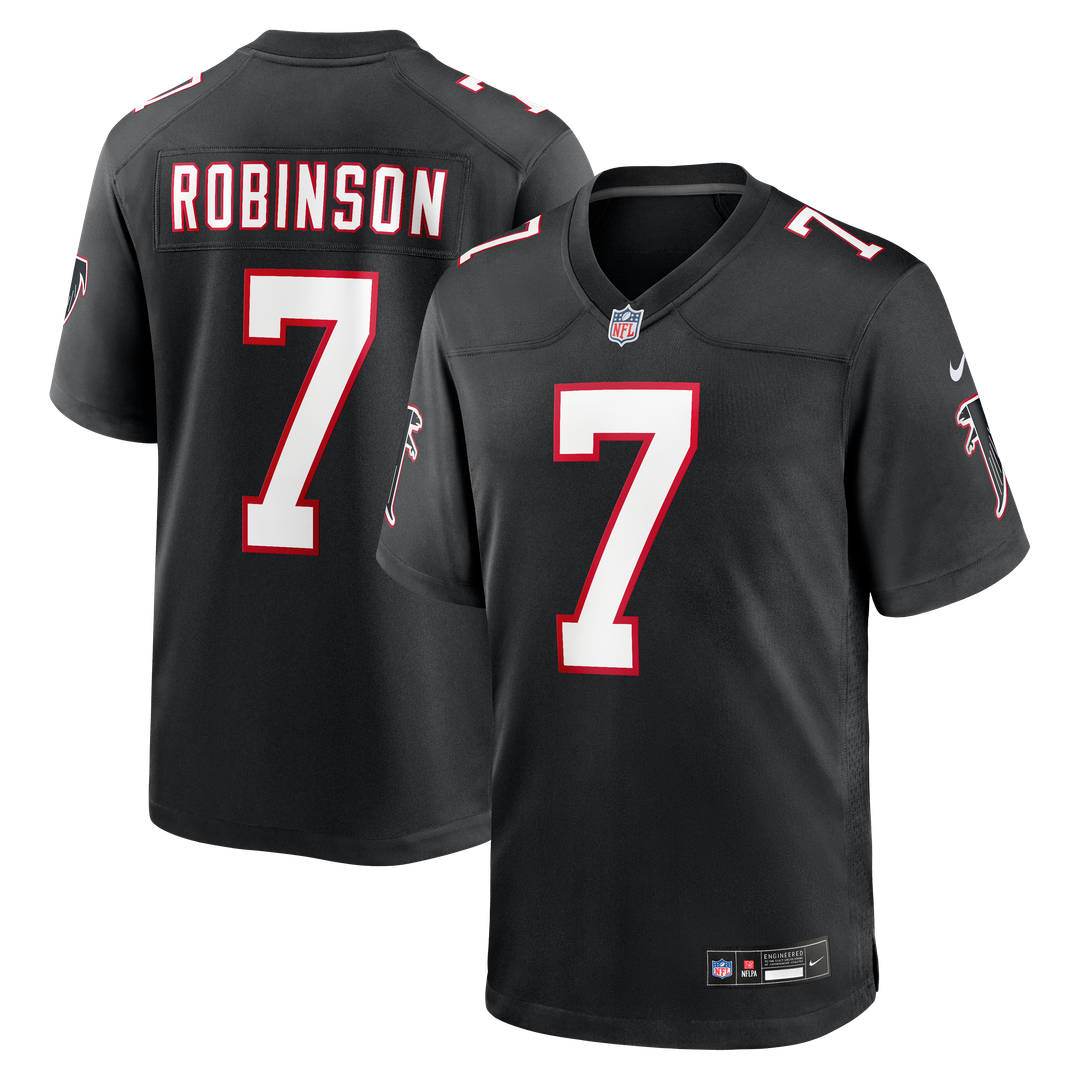 Men's Atlanta Falcons Bijan Robinson Nike Black Throwback product image 1