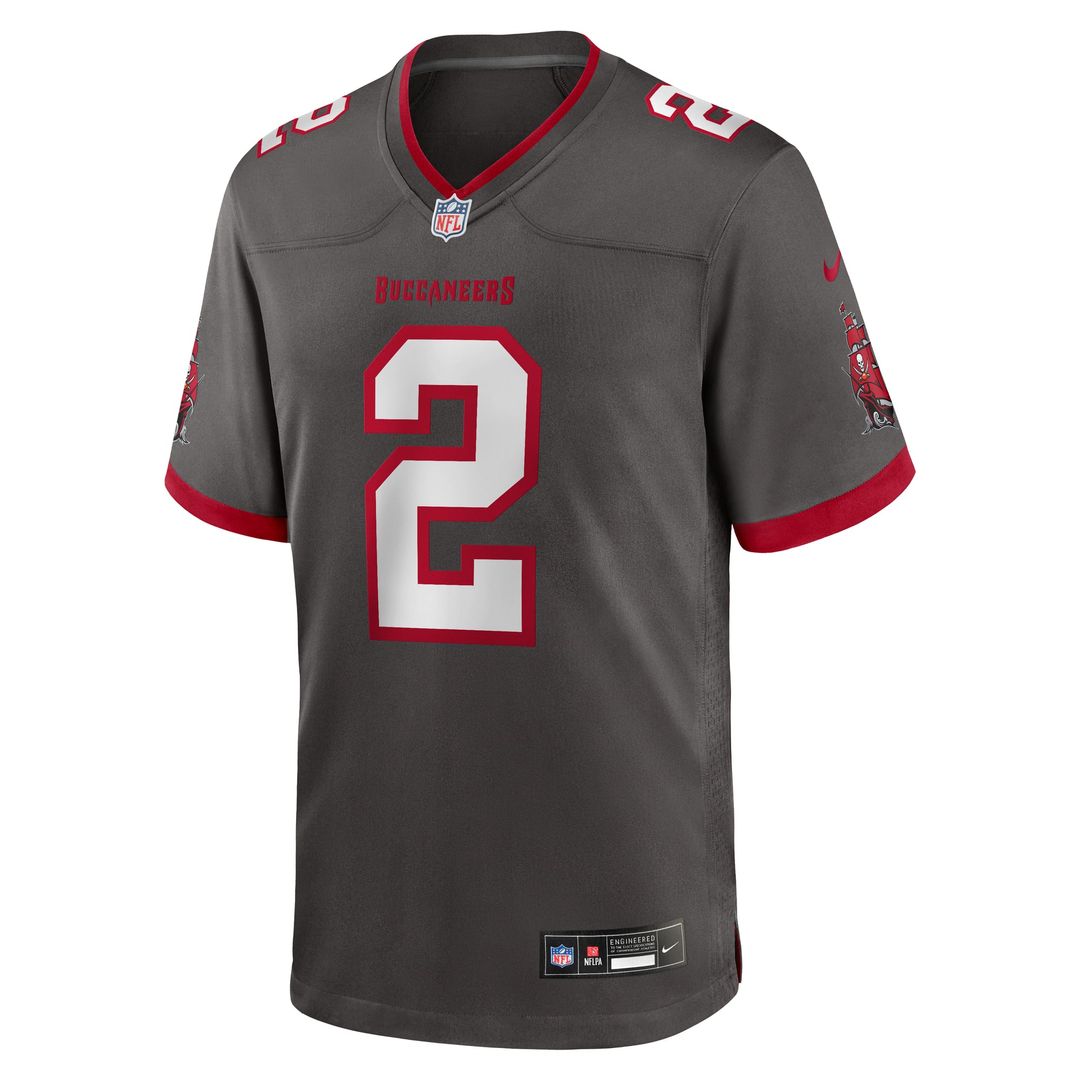 Men's Tampa Bay Buccaneers Emeka Egbuka Nike Pewter product image 2