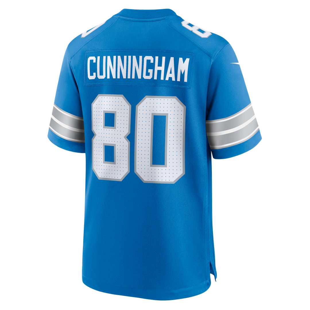 Men's Detroit Lions Malik Cunningham Nike Blue Team Game product image 3