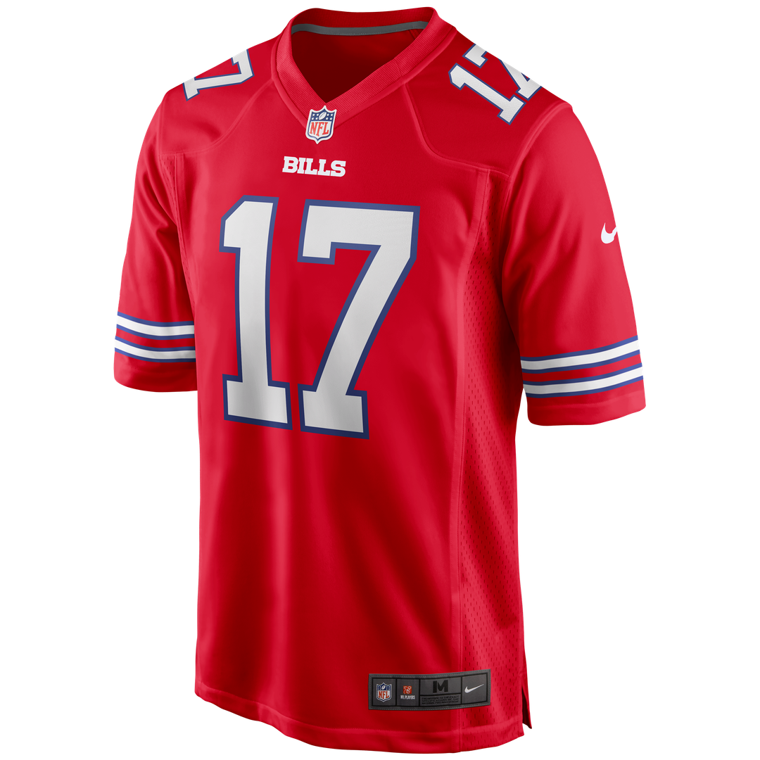 Men's Buffalo Bills Josh Allen Nike Red Alternate Game product image 6