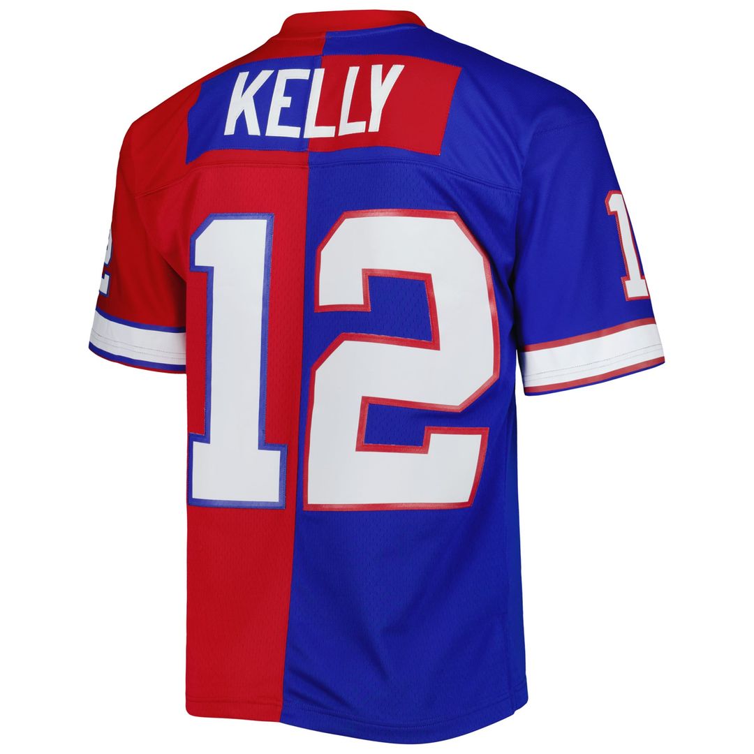 Men's Buffalo Bills Jim Kelly Mitchell & Ness Royal/Red product image 3