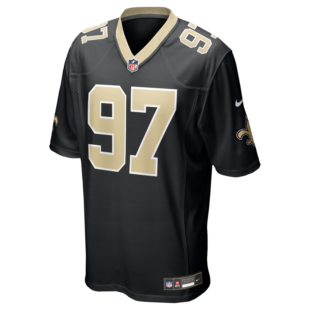 Men's New Orleans Saints Khristian Boyd Nike Black Game product image 2