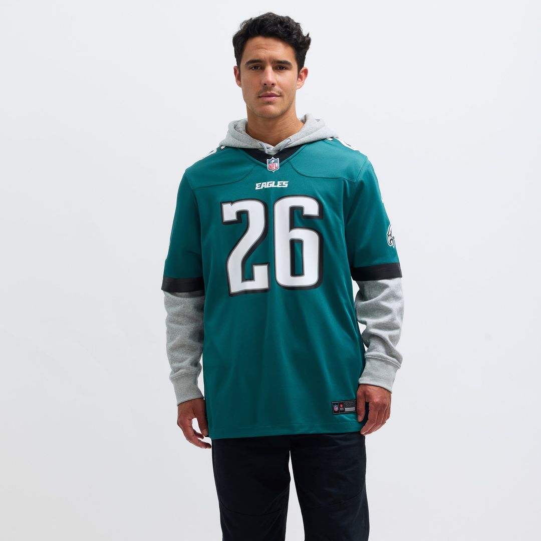 Men's Philadelphia Eagles Saquon Barkley Nike Black product image 16