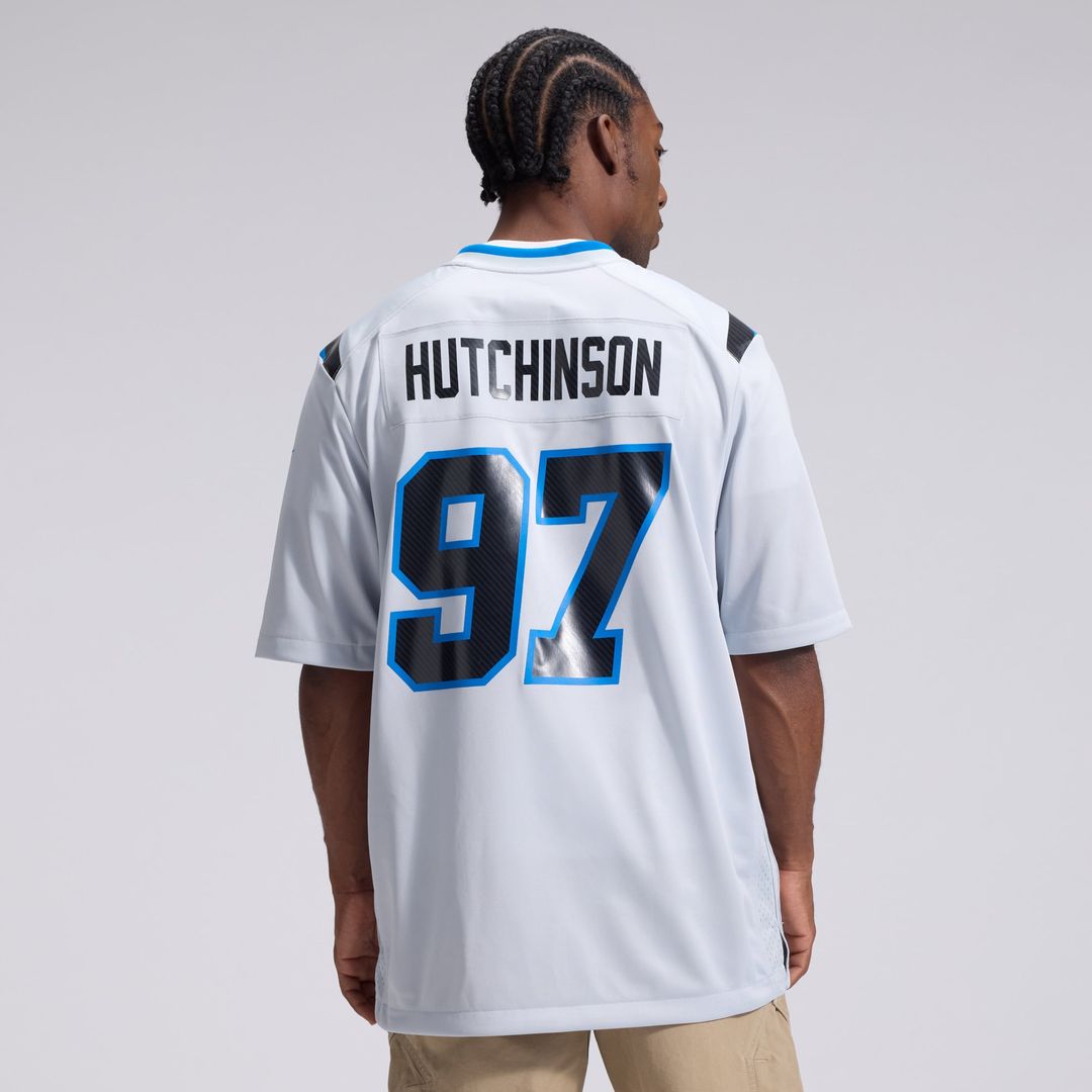 Men's Detroit Lions Aidan Hutchinson Nike Silver 2026 product image 3