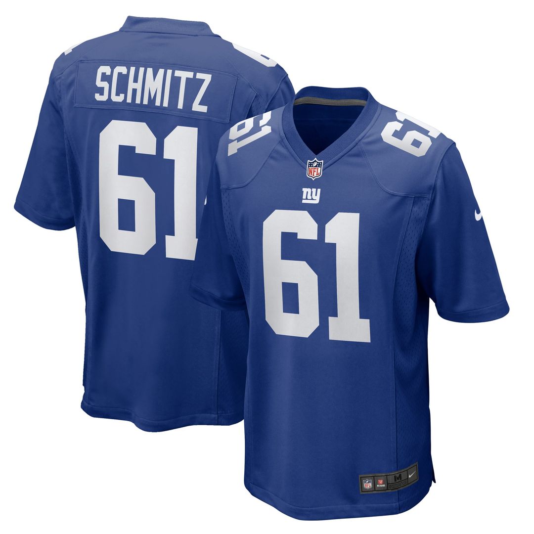 Men's New York Giants John Michael Schmitz Nike Royal Team product image 1