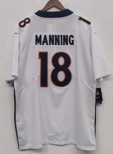 Peyton Manning Denver Broncos Jersey White product image 1, provided for visual reference and product detail review