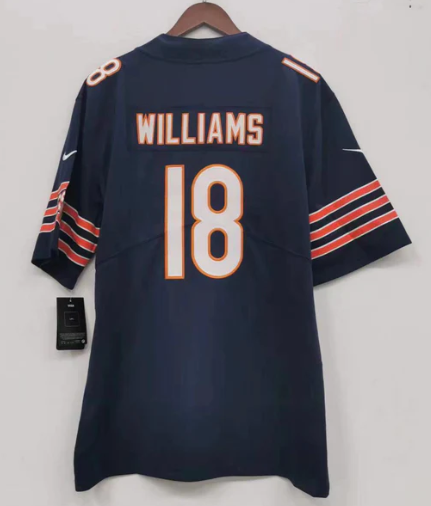 Caleb Williams Chicago Bears Nike Jersey product image 1, provided for visual reference and product detail review