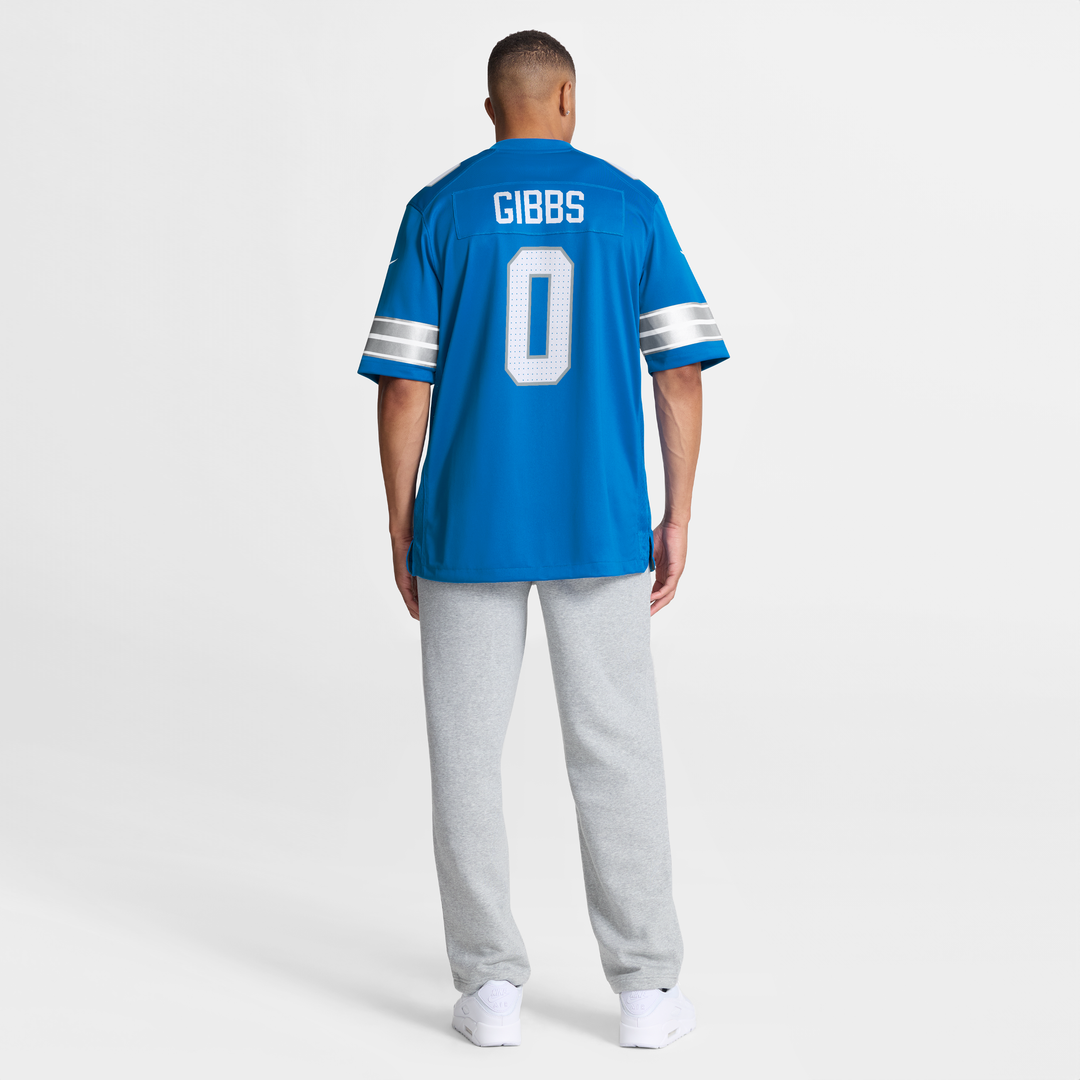 Men's Detroit Lions Jahmyr Gibbs Nike Blue Game Player product image 10