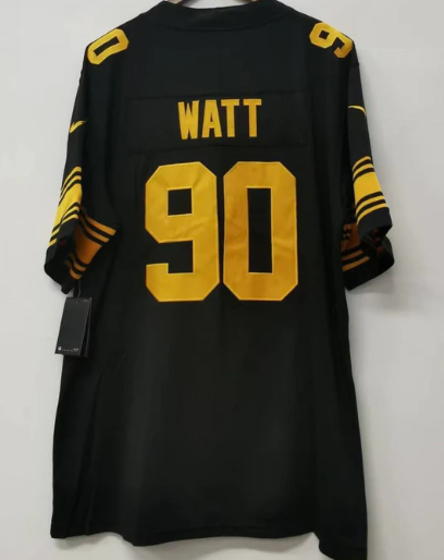 T.J. Watt Pittsburgh Steelers NFL color rush Nike Jersey product image 1, provided for visual reference and product detail